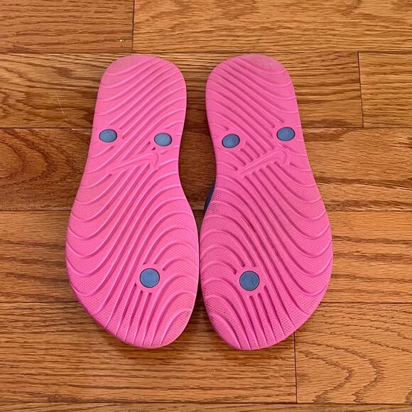 Nike Comfort Thong Sandals Women 11 Wolf Grey Hot Punch Beachy 354925-005 Casual - Picture 5 of 7